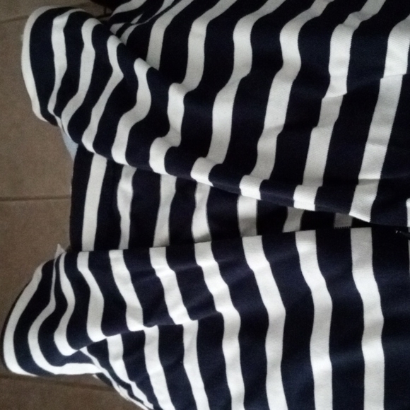 J Crew 365 Dress midi stripe Nautical L nwt - Picture 4 of 5